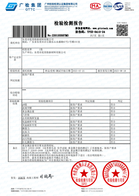Test report 1