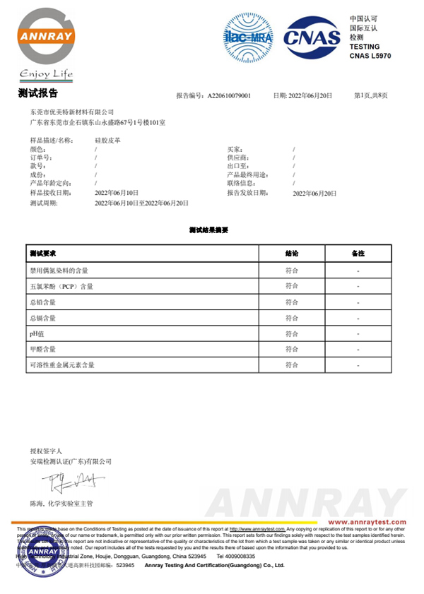 Test report 6
