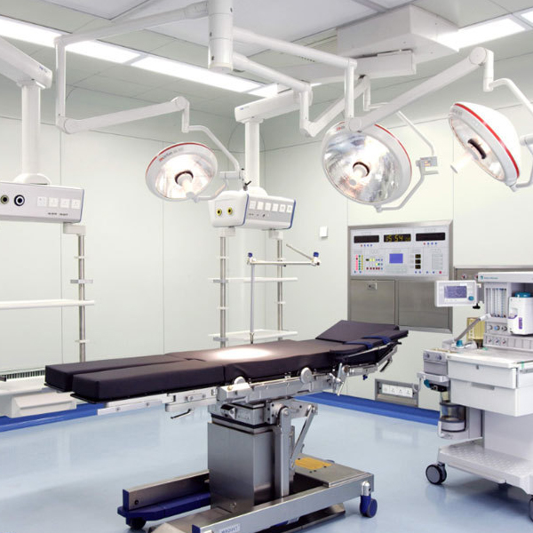 Silicone leather for hospital operating beds